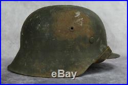 WW2 German Wehrmacht Heer steel combat helmet US officer WWI Air Corp Vet estate