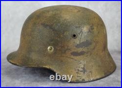 WW2 German heer army camo Helmet M35 combat US military Veteran estate stahlhelm