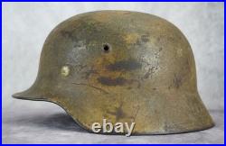 WW2 German heer army camo Helmet M35 combat US military Veteran estate stahlhelm