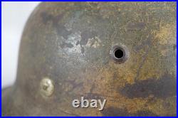 WW2 German heer army camo Helmet M35 combat US military Veteran estate stahlhelm