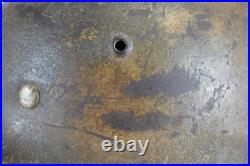 WW2 German heer army camo Helmet M35 combat US military Veteran estate stahlhelm