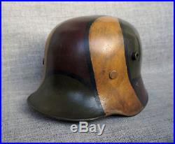 WW2 German helmet M17 slingshot combat camouflage 58 head size