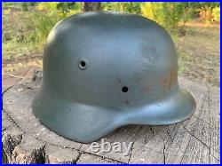 WW2 German helmet M40 ET66 308