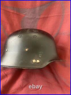 WW2 German helmet M40, Hkp66 Fire-parade, lightweight