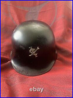 WW2 German helmet M40, Hkp66 Fire-parade, lightweight