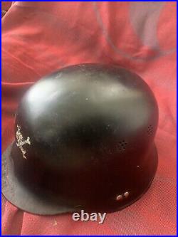 WW2 German helmet M40, Hkp66 Fire-parade, lightweight