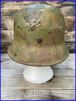 WW2 German helmet M42 Normandy Camo