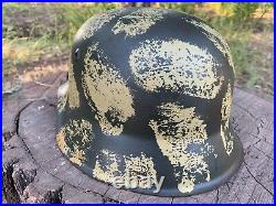 WW2 German helmet M42 hkp64 3428