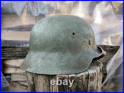WW2 German helmet, Original helmet M42, helmet German, WWII helmet size 64