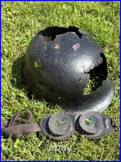 WW2. German helmet. WWII