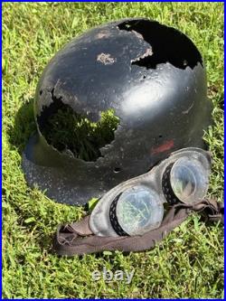 WW2. German helmet. WWII