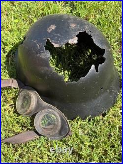 WW2. German helmet. WWII