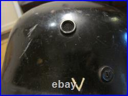 WW2 German named Aluminum police/ fire helmet with skirt
