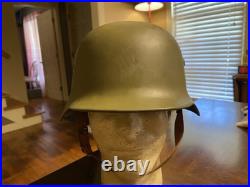 WW2 German style Hungarian M38 Helmet DR66 Restored WW2 German style Hungarian M38 Helmet DR66 Restored