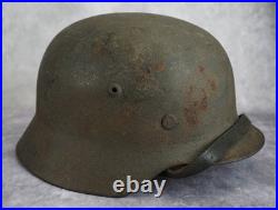 WW2 German wehrmacht sand Camo paint Heer Helmet M35 Army combat stahlhelm vet WW2 German wehrmacht sand Camo paint Heer Helmet M35 Army combat stahlhelm vet