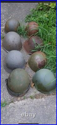 WW2 / Korean War / Cold War / Vietnam Army Helmets