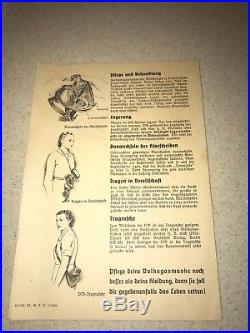 WW2 Luftwaffe German Helmet and DM 40 gas mask with instruction booklet
