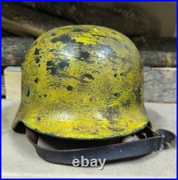 WW2 M35 German Helmet WWII M 35. Combat helmet. Size 64