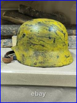 WW2 M35 German Helmet WWII M 35. Combat helmet. Size 64