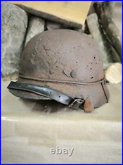 WW2 M35 German Helmet WWII M 35. Combat helmet size 62