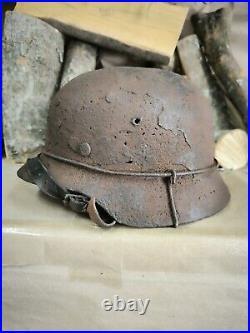 WW2 M35 German Helmet WWII M 35. Combat helmet size 62