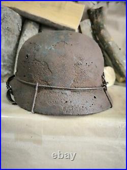 WW2 M35 German Helmet WWII M 35. Combat helmet size 62