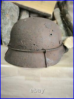 WW2 M35 German Helmet WWII M 35. Combat helmet size 62