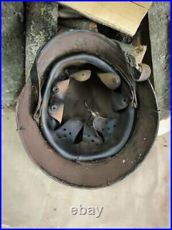 WW2 M35 German Helmet WWII M 35. Combat helmet size 62