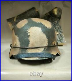 WW2 M35 German Helmet WWII M 35. Combat helmet size 66