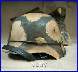 WW2 M35 German Helmet WWII M 35. Combat helmet size 66