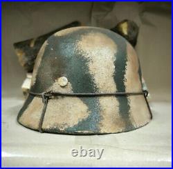 WW2 M35 German Helmet WWII M 35. Combat helmet size 66