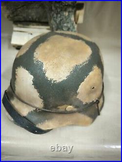 WW2 M35 German Helmet WWII M 35. Combat helmet size 66