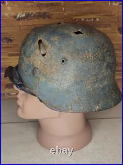 WW2 M35 German Helmet WWII M 35 Original Paint Combat size 64 Free Shipping
