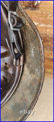 WW2 M35 German Helmet WWII M 35 Original Paint Combat size 64 Free Shipping