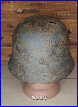 WW2 M35 German Helmet WWII M 35 Original Paint Combat size 64 Free Shipping