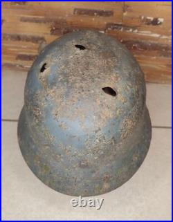 WW2 M35 German Helmet WWII M 35 Original Paint Combat size 64 Free Shipping