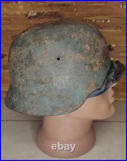 WW2 M35 German Helmet WWII M 35 Original Paint Combat size 64 Free Shipping