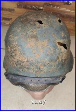 WW2 M35 German Helmet WWII M 35 Original Paint Combat size 64 Free Shipping