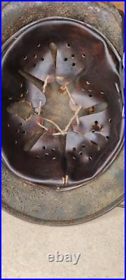 WW2 M35 German Helmet WWII M 35 Original Paint Combat size 64 Free Shipping