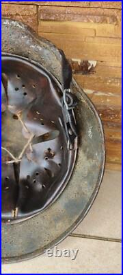 WW2 M35 German Helmet WWII M 35 Original Paint Combat size 64 Free Shipping
