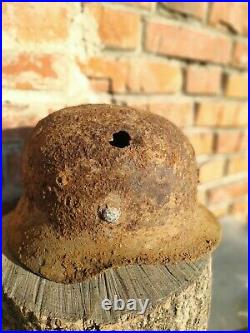 WW2 M35 German Helmet WWII Original Combat helmet