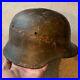 WW2-M35-Normandy-Barn-Find-German-Helmet-DD-Army-with-Paint-blast-damage-01-tbms