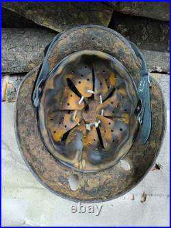 WW2 M40 German Helmet WWII M 40. Combat helmet. Size 62