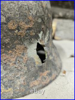 WW2 M40 German Helmet WWII M 40. Combat helmet. Size 62