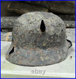 WW2 M40 German Helmet WWII M 40. Combat helmet. Size 62
