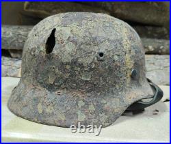 WW2 M40 German Helmet WWII M 40. Combat helmet. Size 62