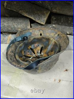 WW2 M40 German Helmet WWII M 40. Combat helmet. Size 62