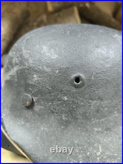 WW2 M40 German Helmet WWII M 40. Combat helmet. Size 64