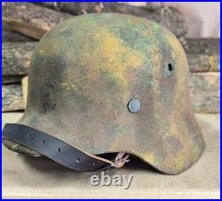 WW2 M40 German Helmet WWII M 40. Combat helmet. Size 64