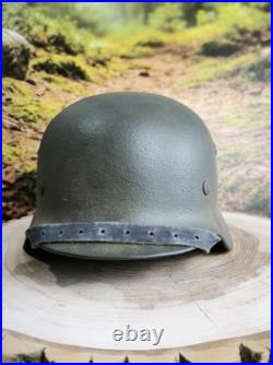 WW2 M40 German Helmet WWII M 40. Combat helmet. Size 64
